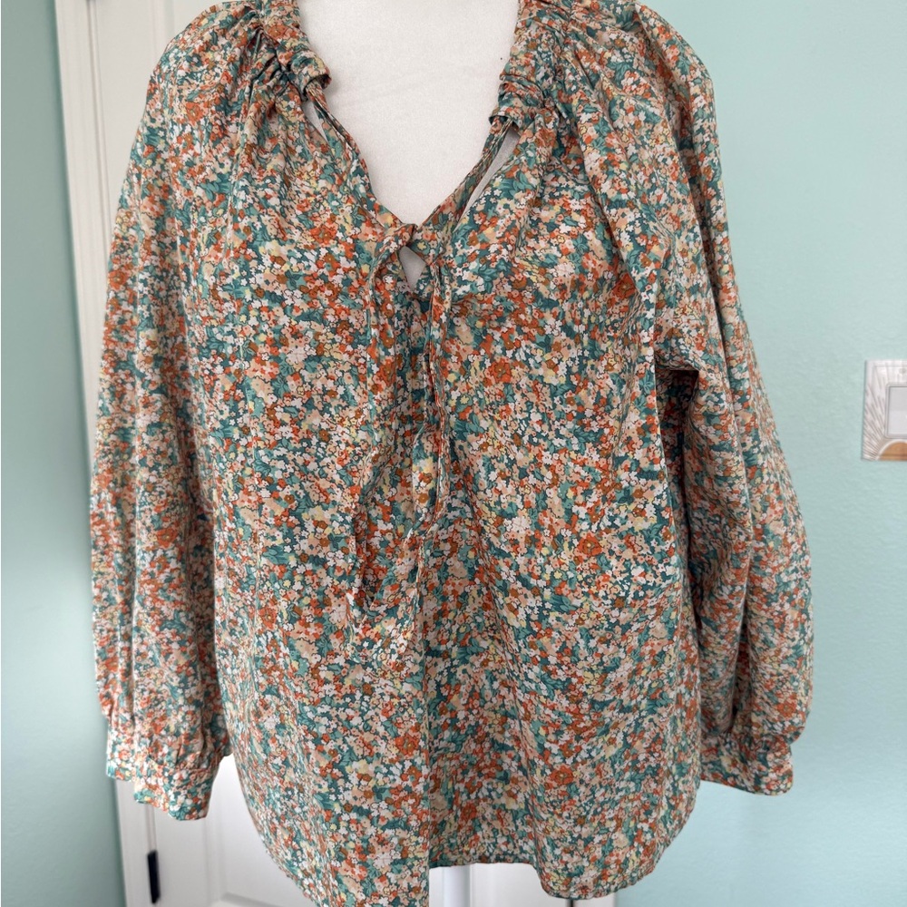 Rails Multicolor Floral Blouse